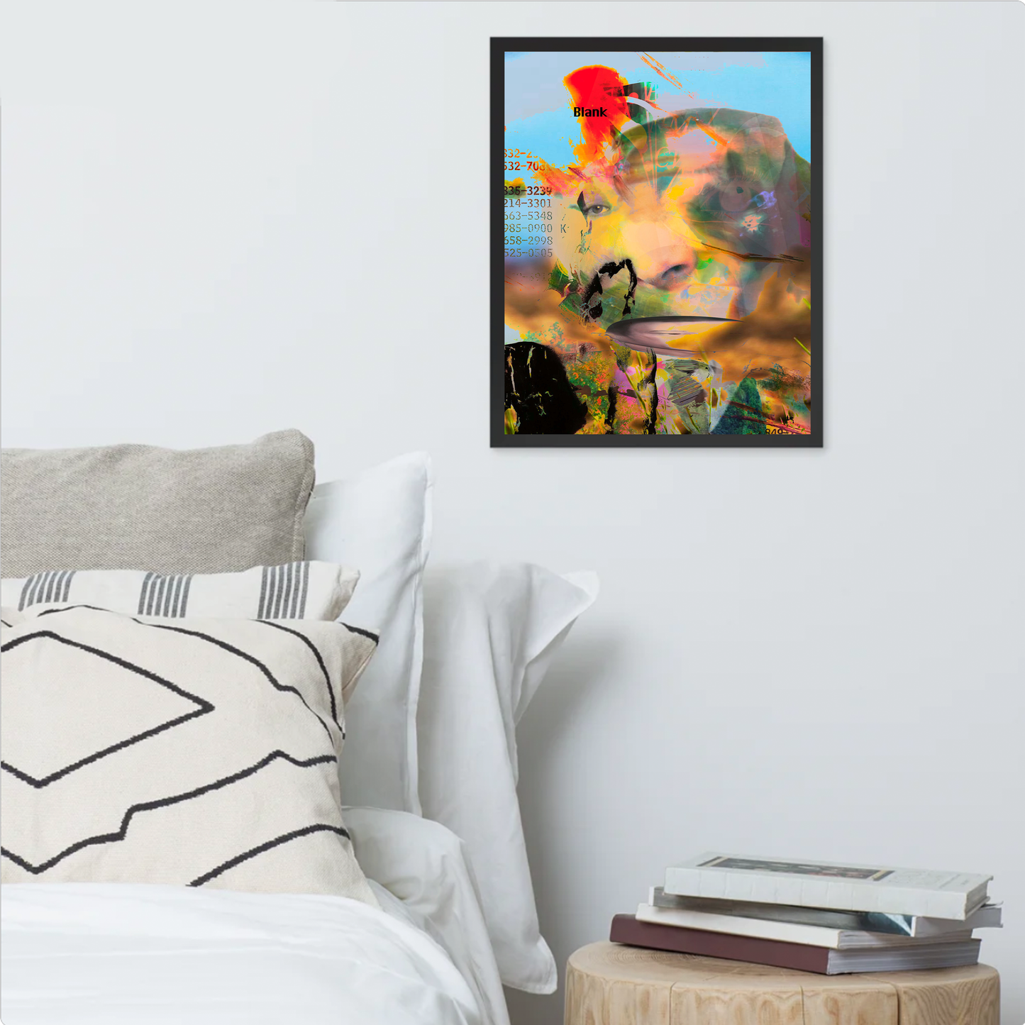 blank face (print: 16x20 in)