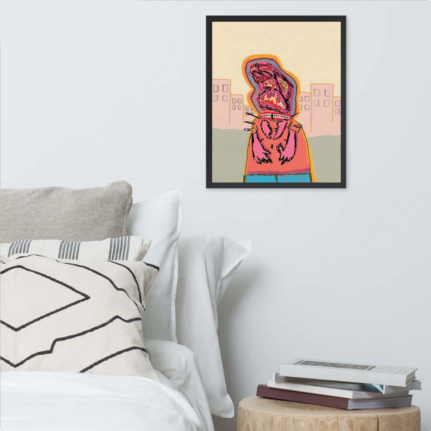 it's time for bed (framed print: 16x20 in)
