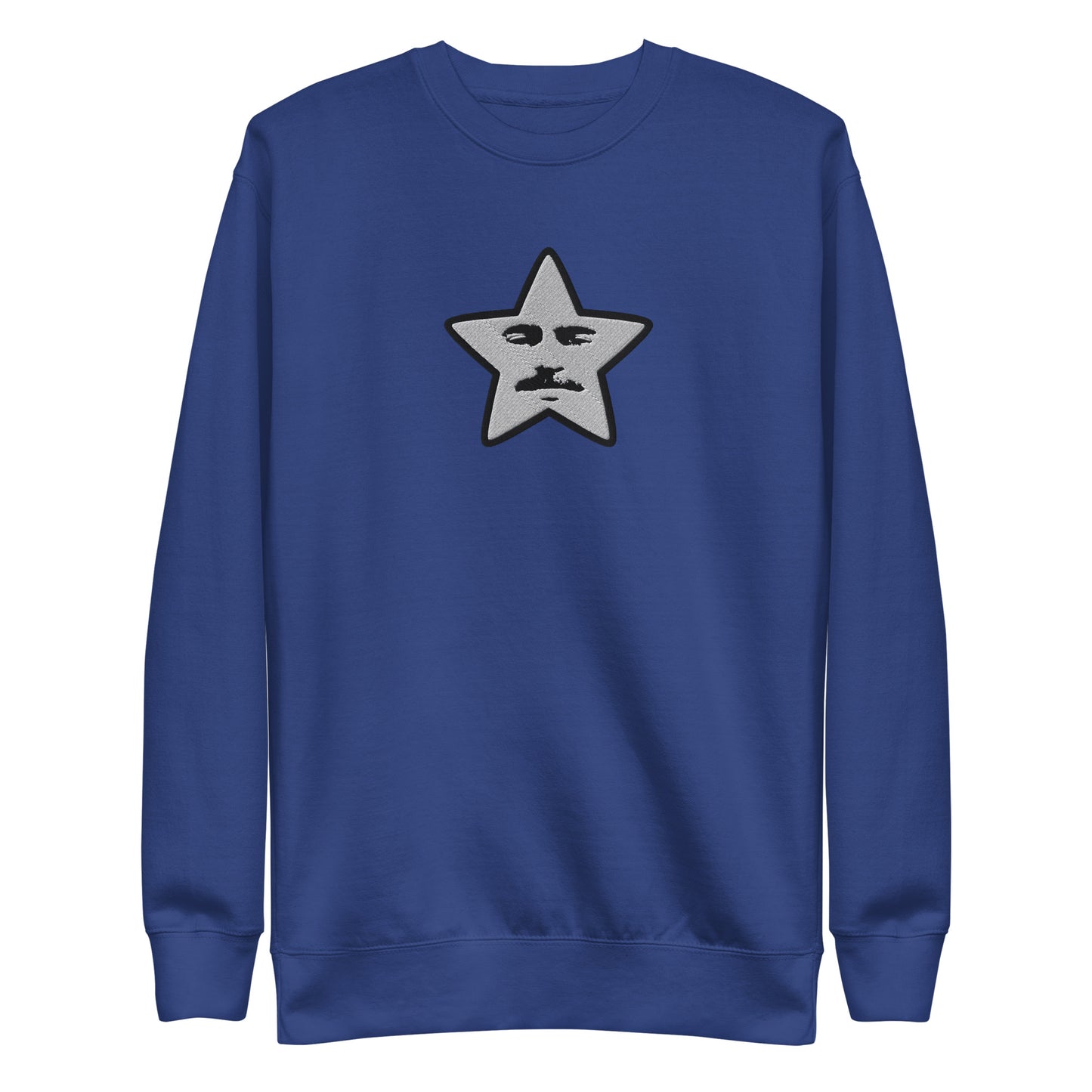 embroidered starface sweatshirt | team royal (cotton)