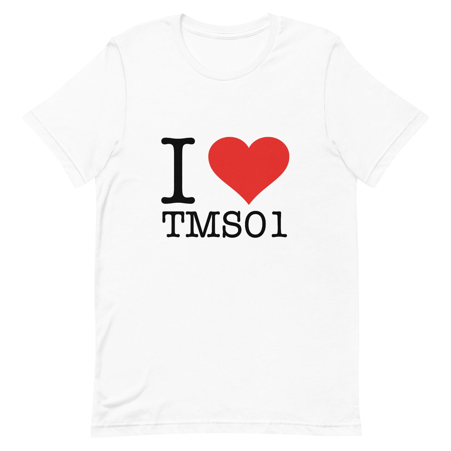 i love TMS01 shirt | white (ring-spun cotton)