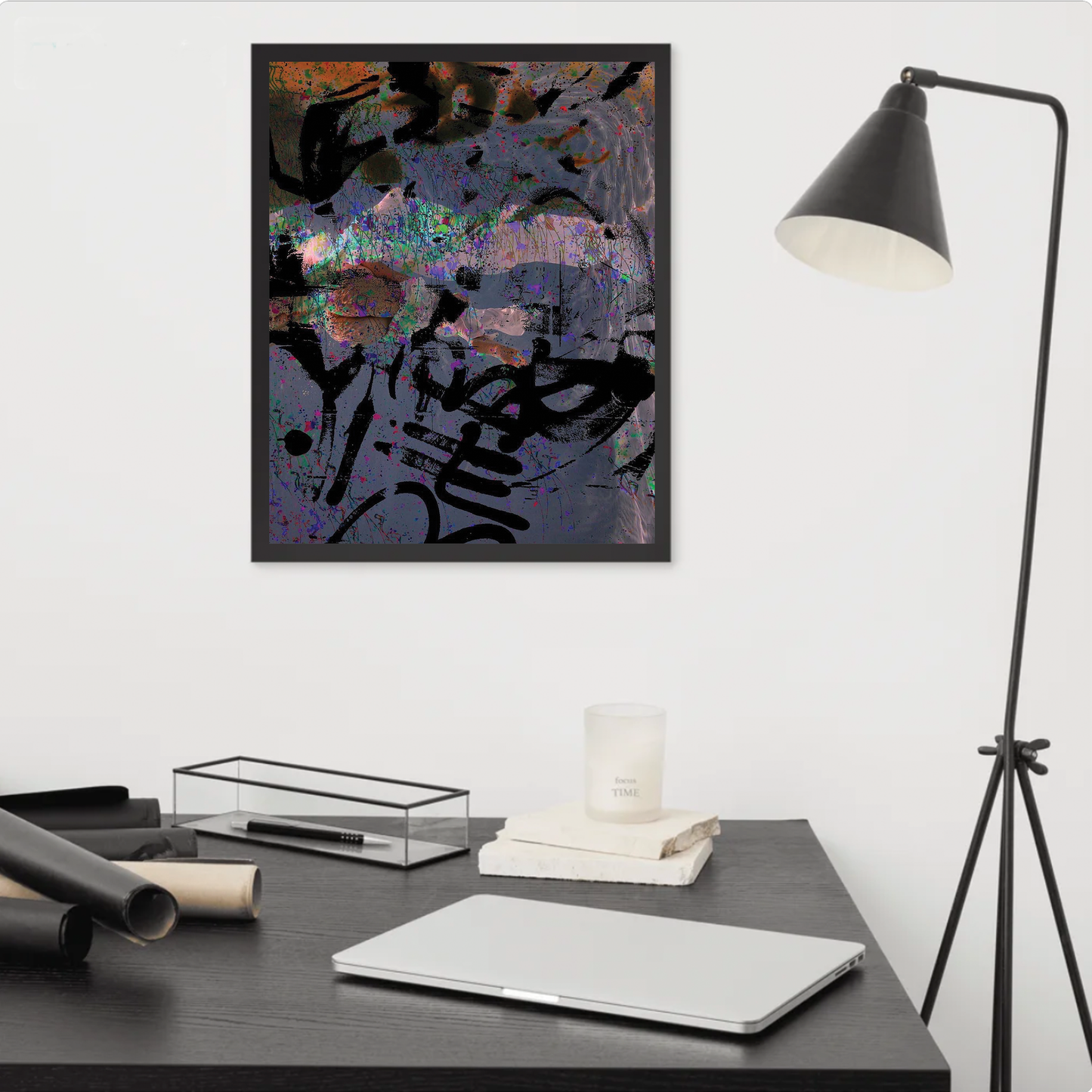 439.drown (framed print: 16x20 in)