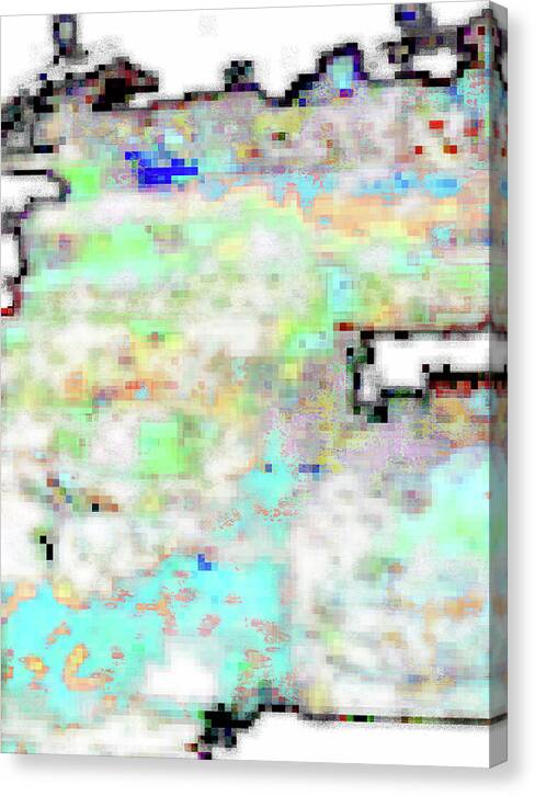 8-bit oil spill (canvas print: 30x40 in.)