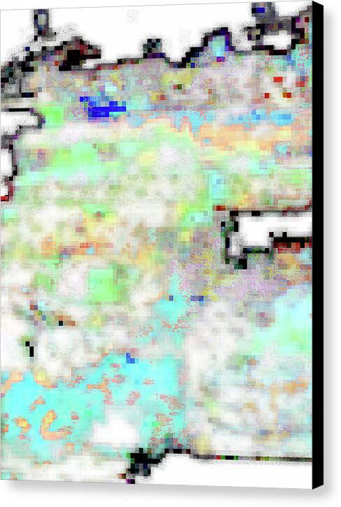 8-bit oil spill (canvas print: 30x40 in.)