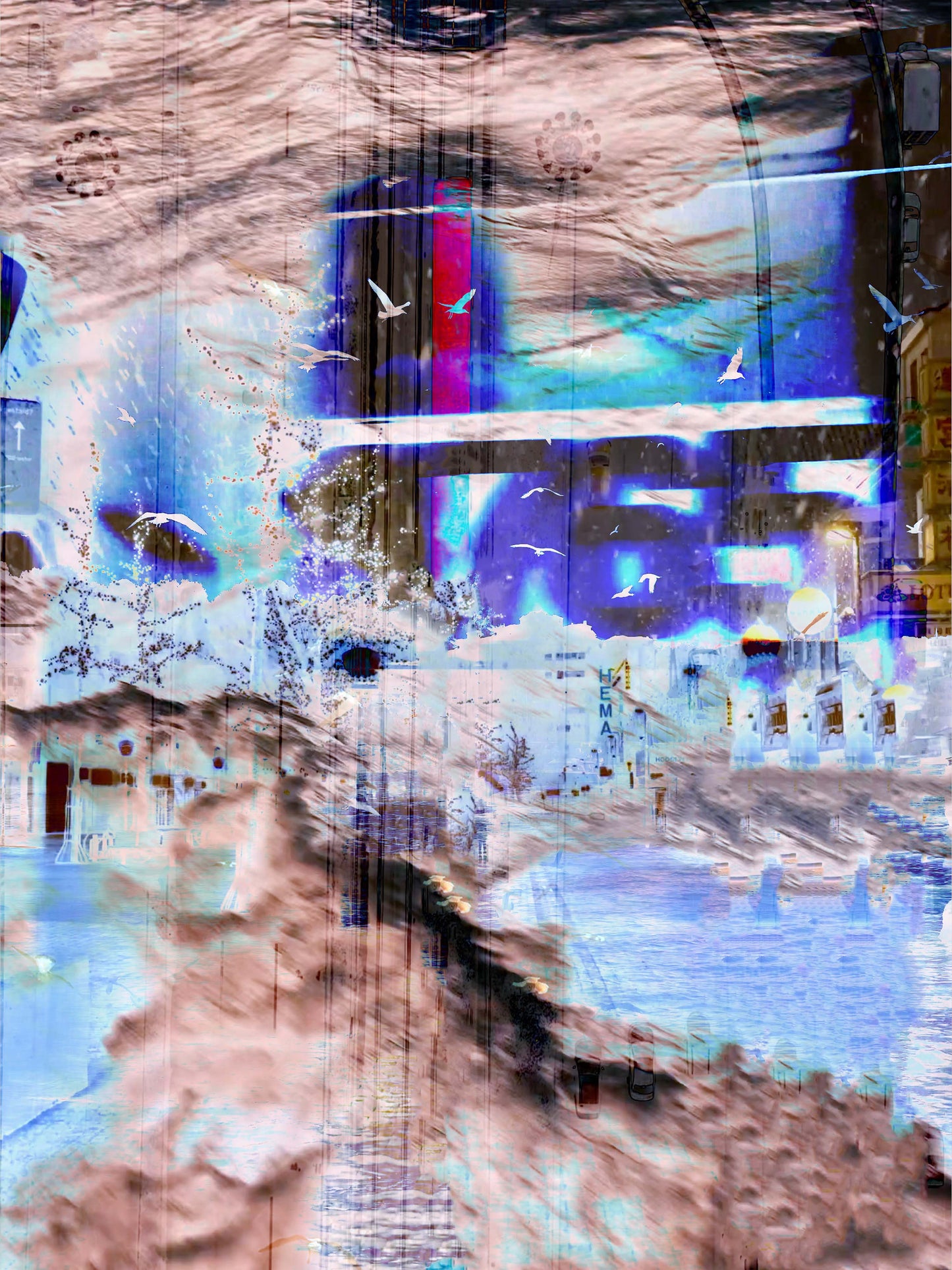 eight seven six five (canvas print: 30x40 in.)