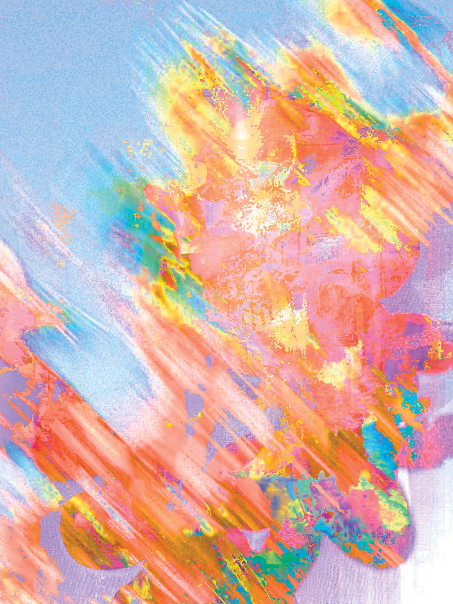 blooming pink (canvas print: 30x40 in.)