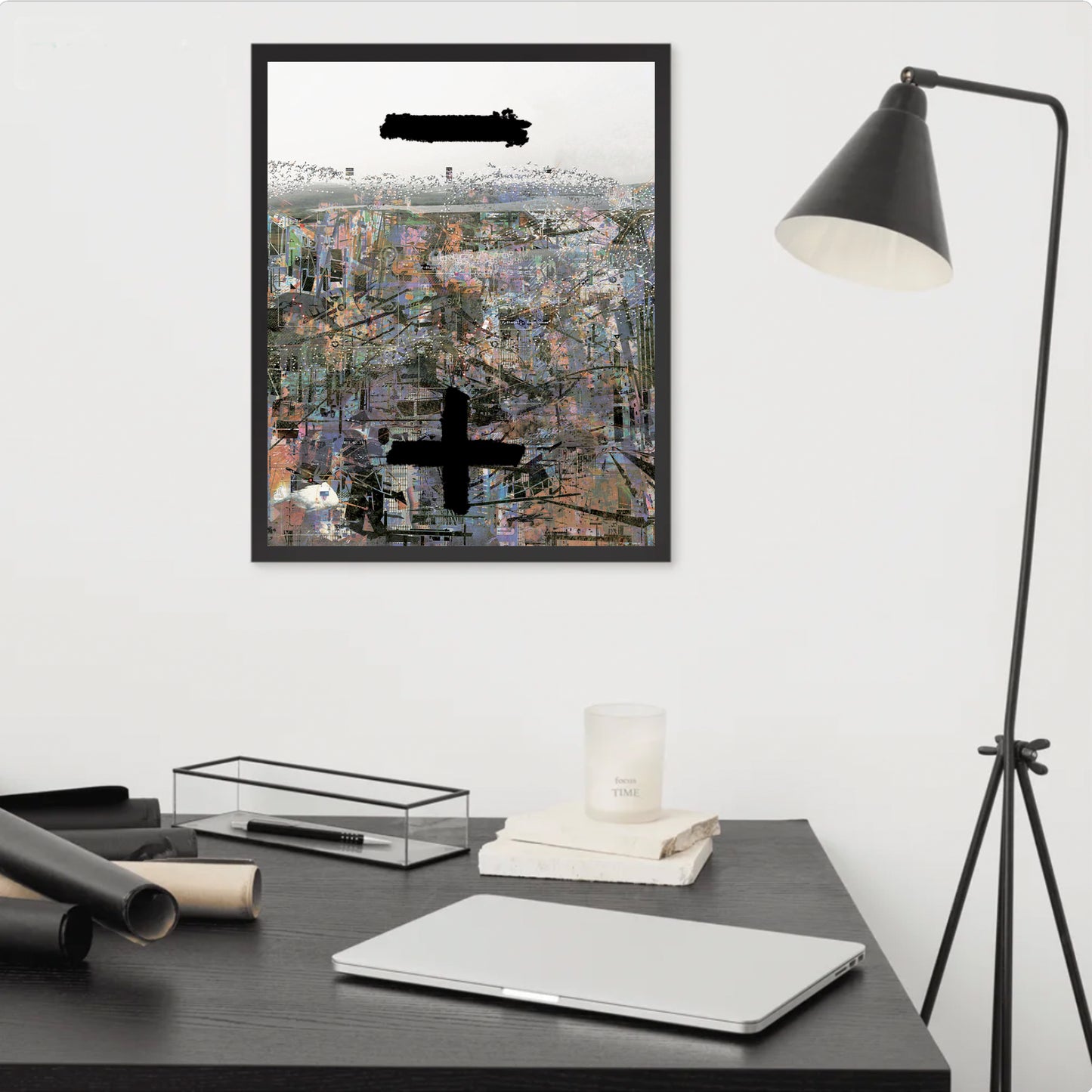 I couldn't find parking (framed print: 16x20 in.)