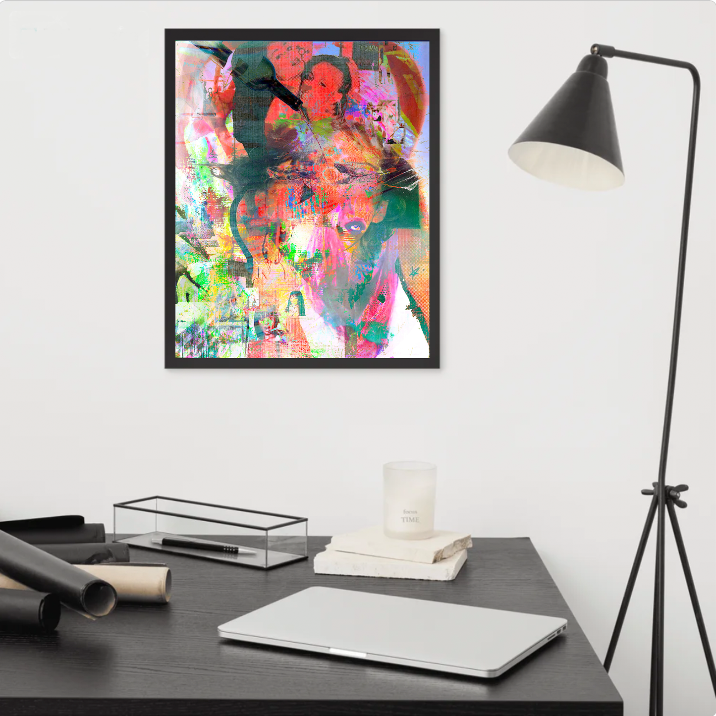 a false fountain of youth (framed print: 16x20 in)