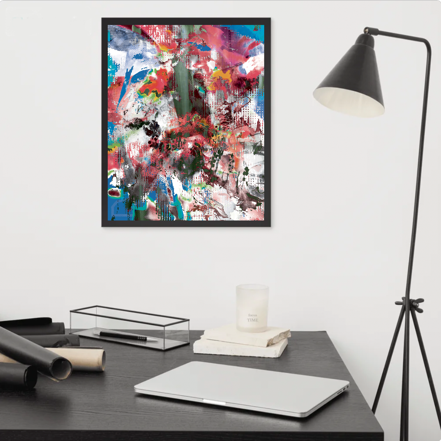 a refund for the thinking mind (framed print: 16x20 in)