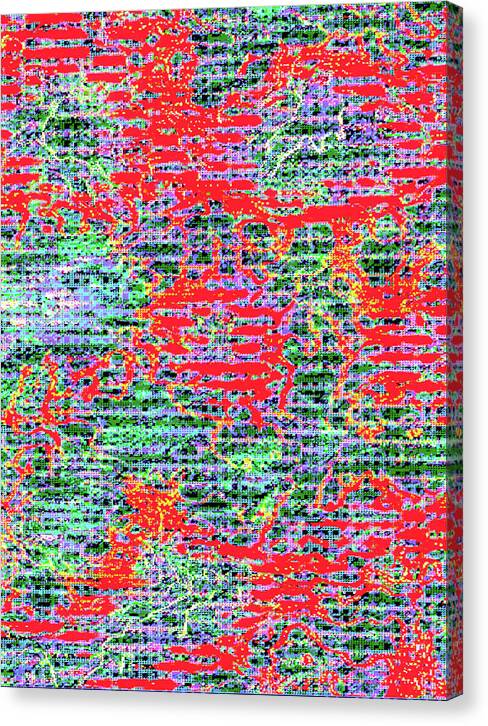 anxious cyber god (canvas print: 30x40 in.)