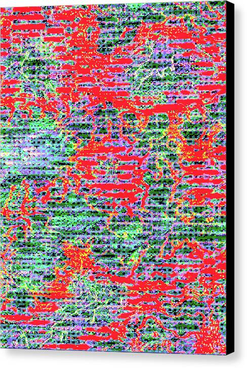 anxious cyber god (canvas print: 30x40 in.)