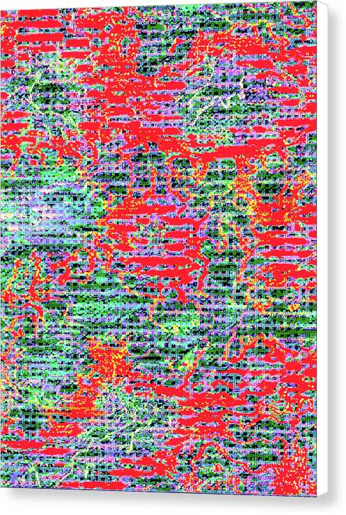 anxious cyber god (canvas print: 30x40 in.)
