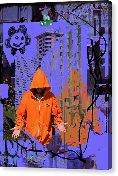 big city blues (canvas print: 30x40 in.)
