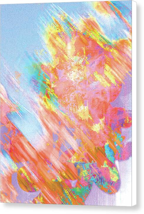 blooming pink (canvas print: 30x40 in.)