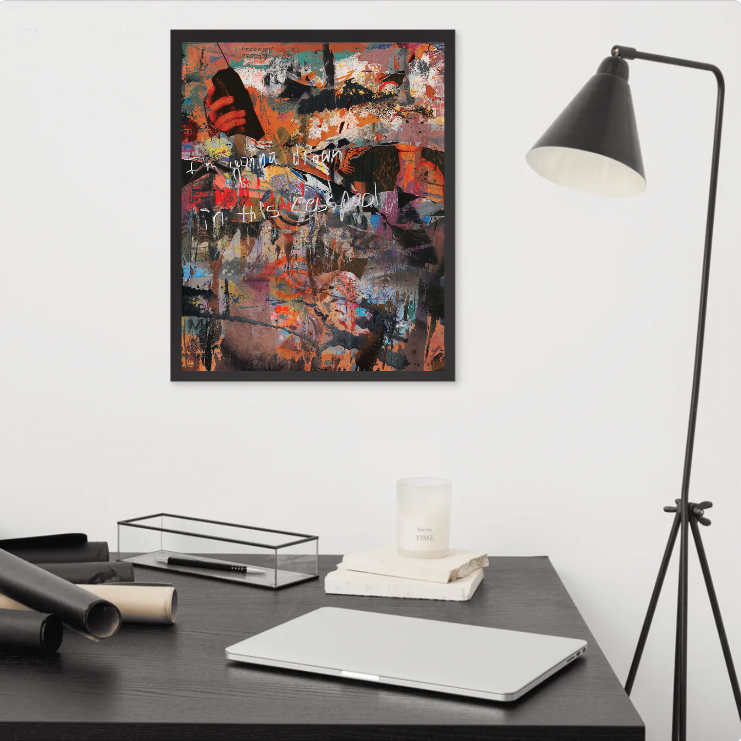 cesspool (framed print: 16x20 in.)