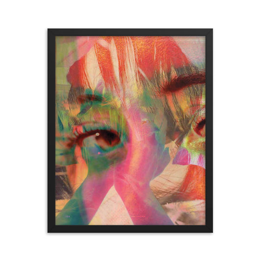 her (framed print: 16x20 in)