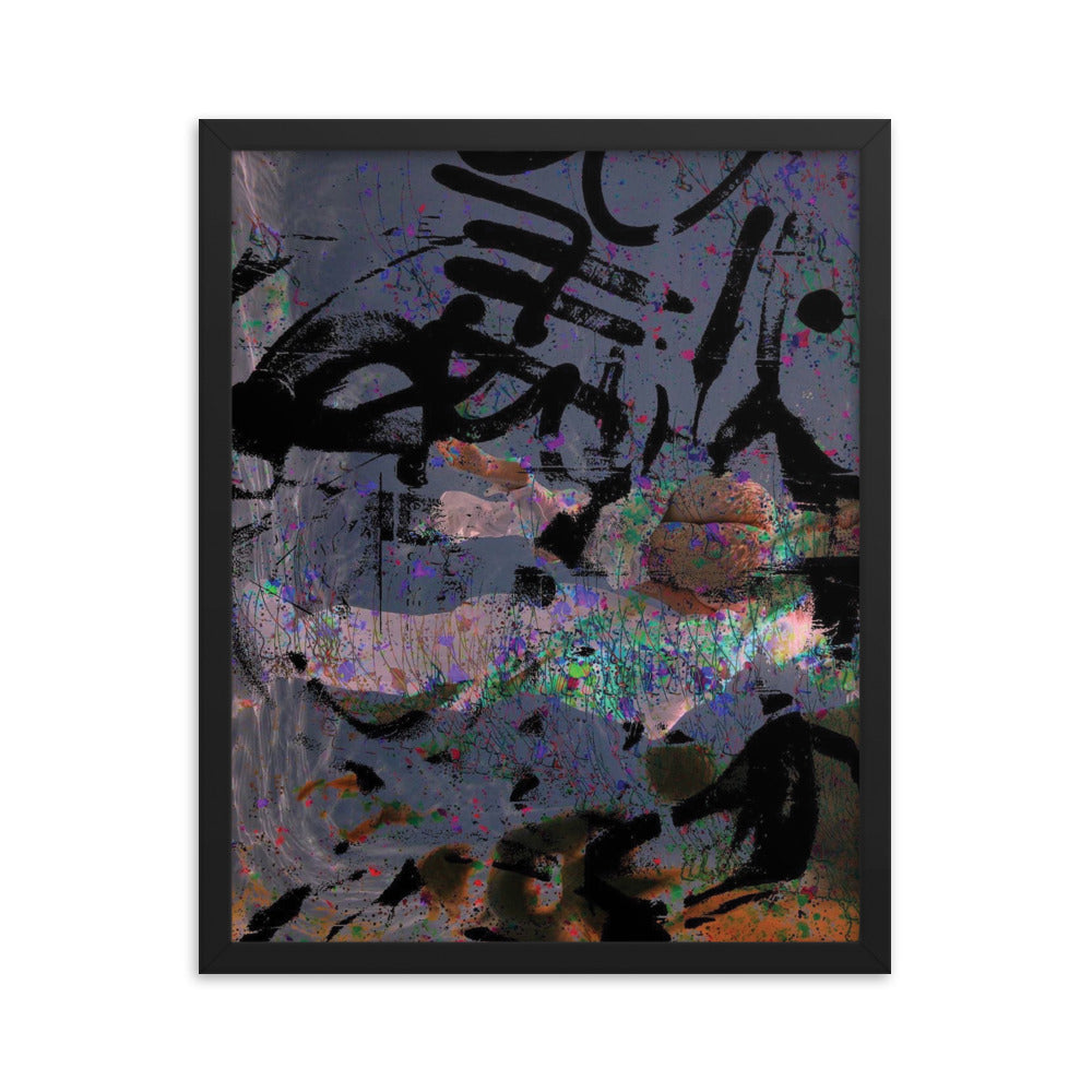 439.drown (framed print: 16x20 in)