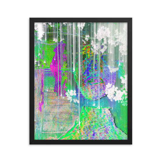 digital earthtones (framed print: 16x20 in)