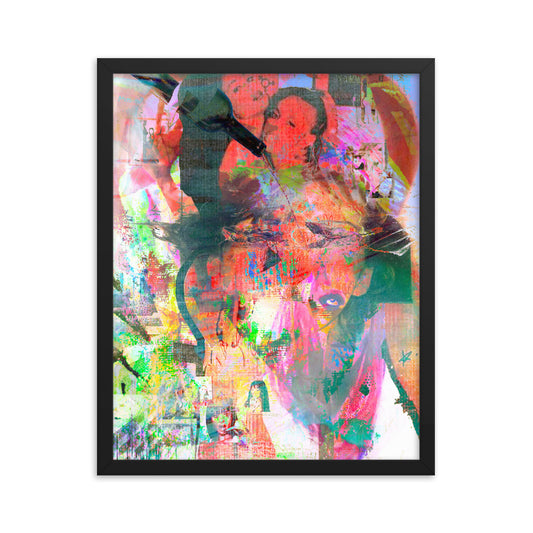 a false fountain of youth (framed print: 16x20 in)