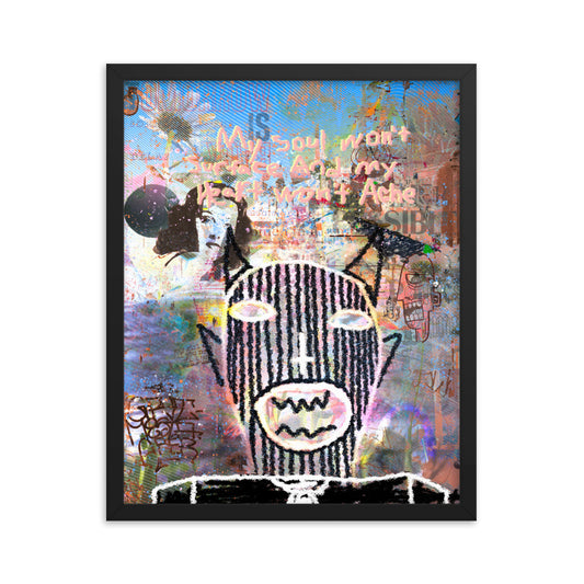 underneath surfaces (framed print: 16x20 in.)
