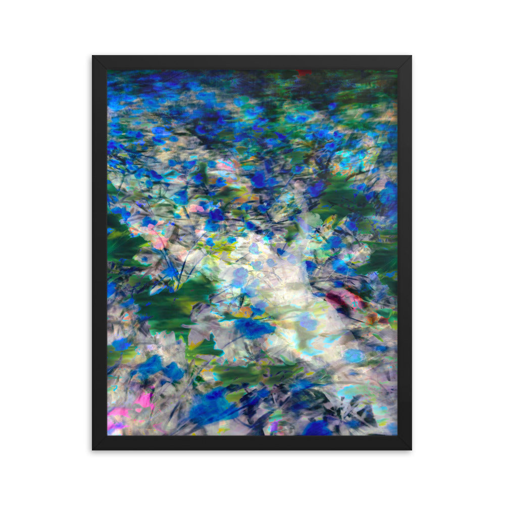 necessary release (framed print: 16x20 in.)