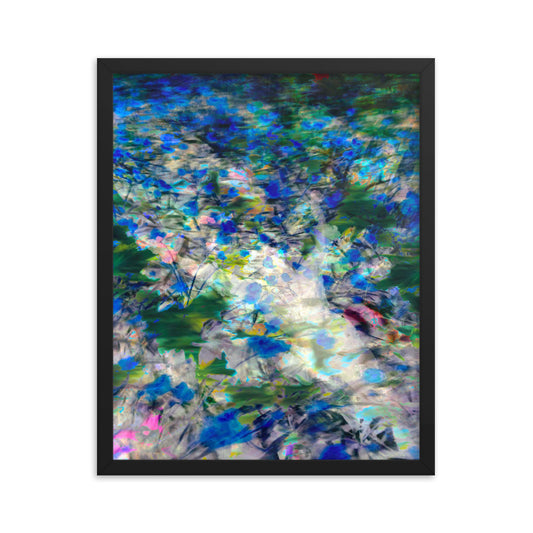 necessary release (framed print: 16x20 in.)