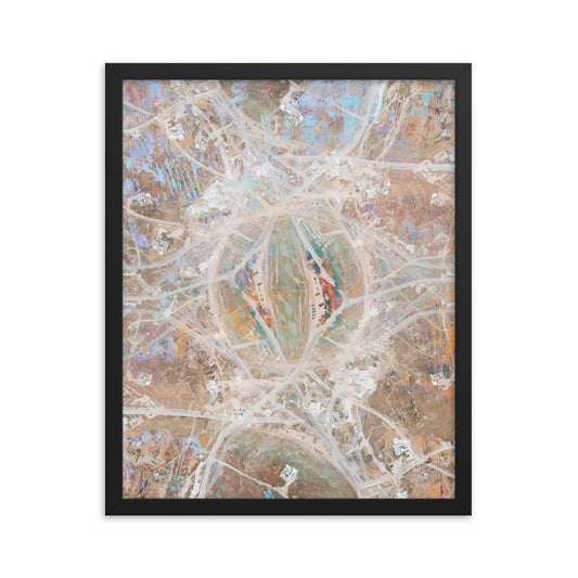 industrial womb (framed print: 16x20 in.)