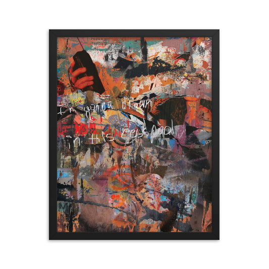 cesspool (framed print: 16x20 in.)