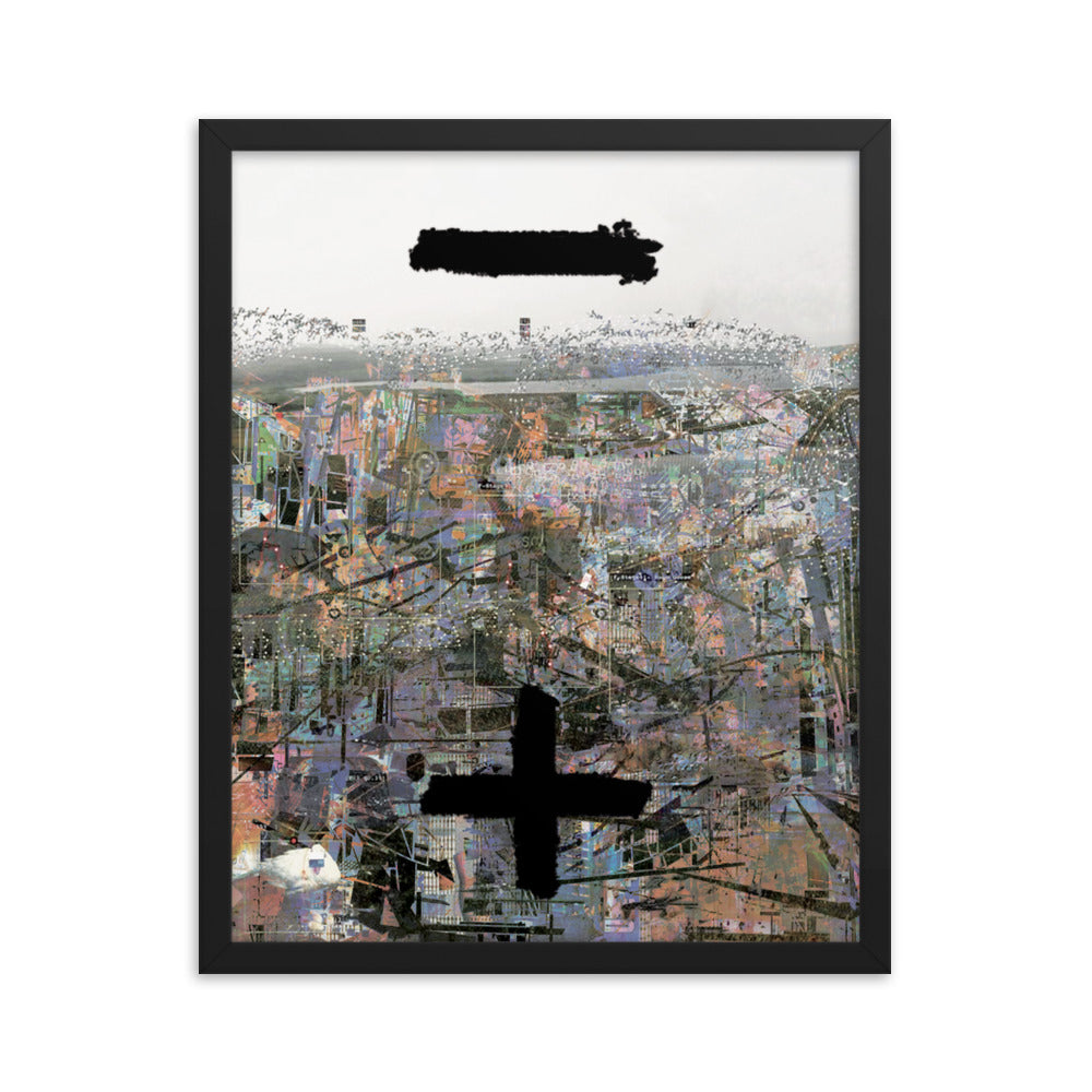 I couldn't find parking (framed print: 16x20 in.)
