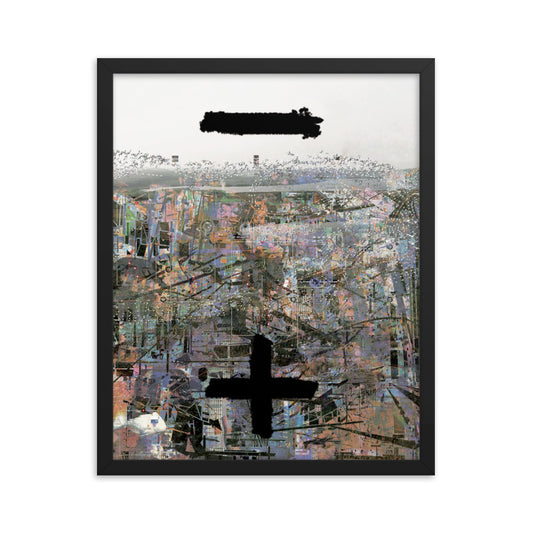 I couldn't find parking (framed print: 16x20 in.)