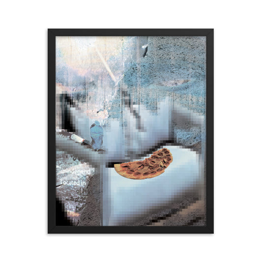 cursed couch (framed print: 16x20 in.)