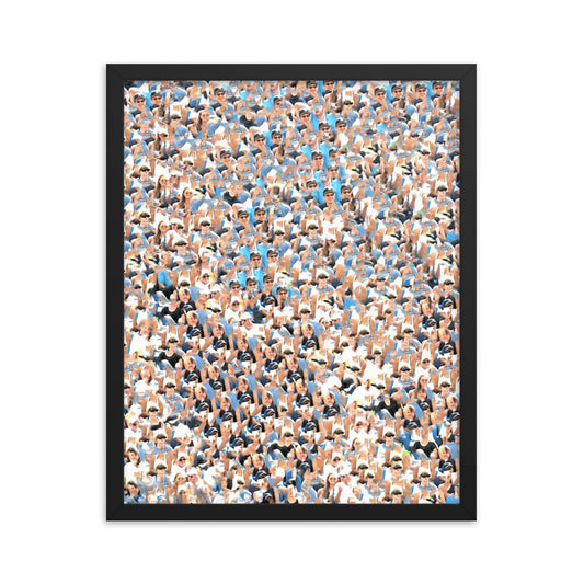 overlapping consciousness (framed print: 16x20 in.)