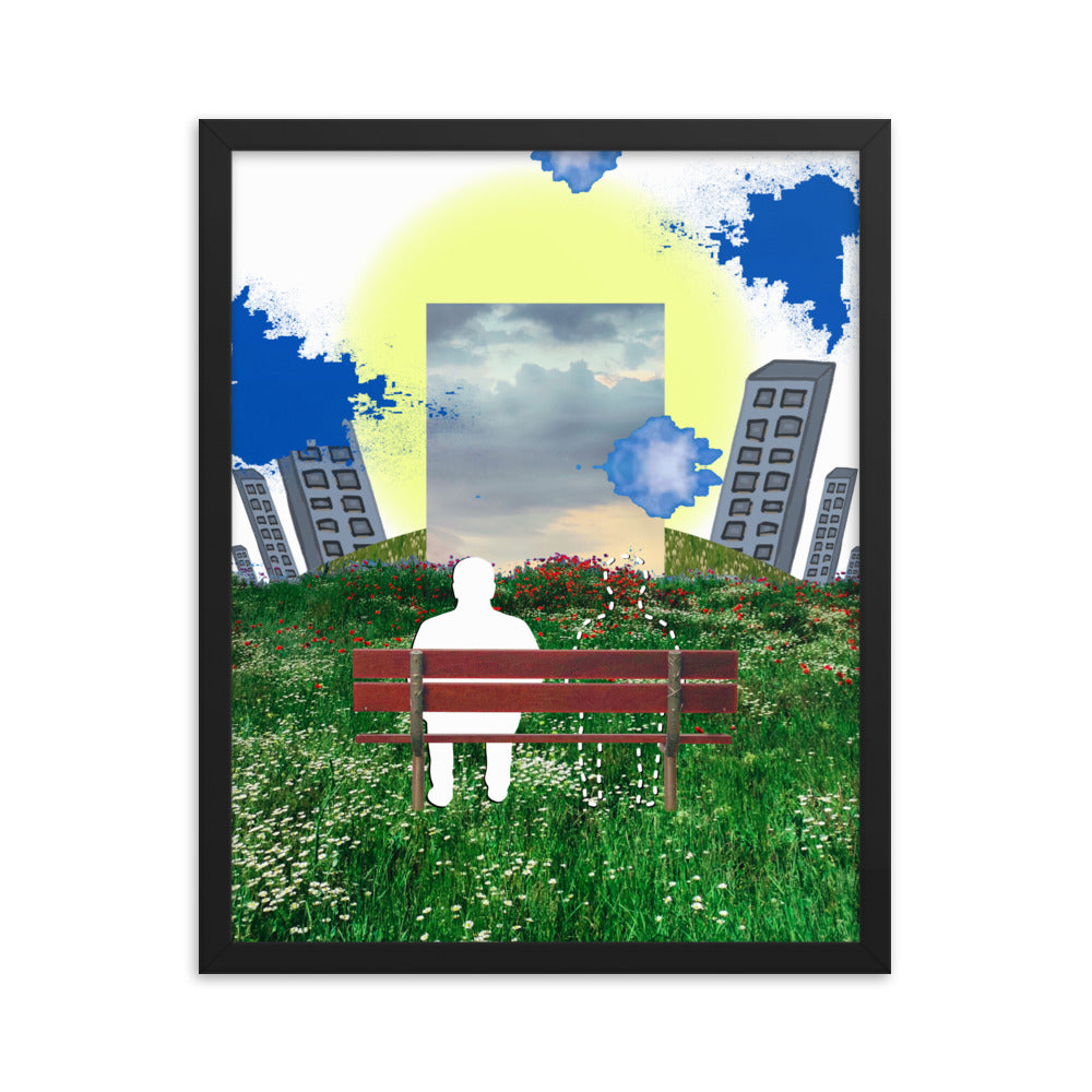 i've been spending time with your ghost (framed print: 16x20)