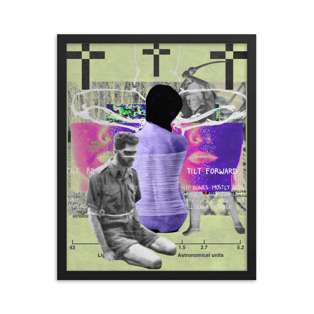 love's executioner (framed print: 16x20 in.)