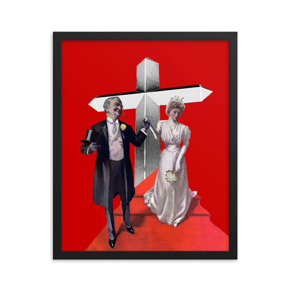 freudian superclass (framed print: 16x20 in.)