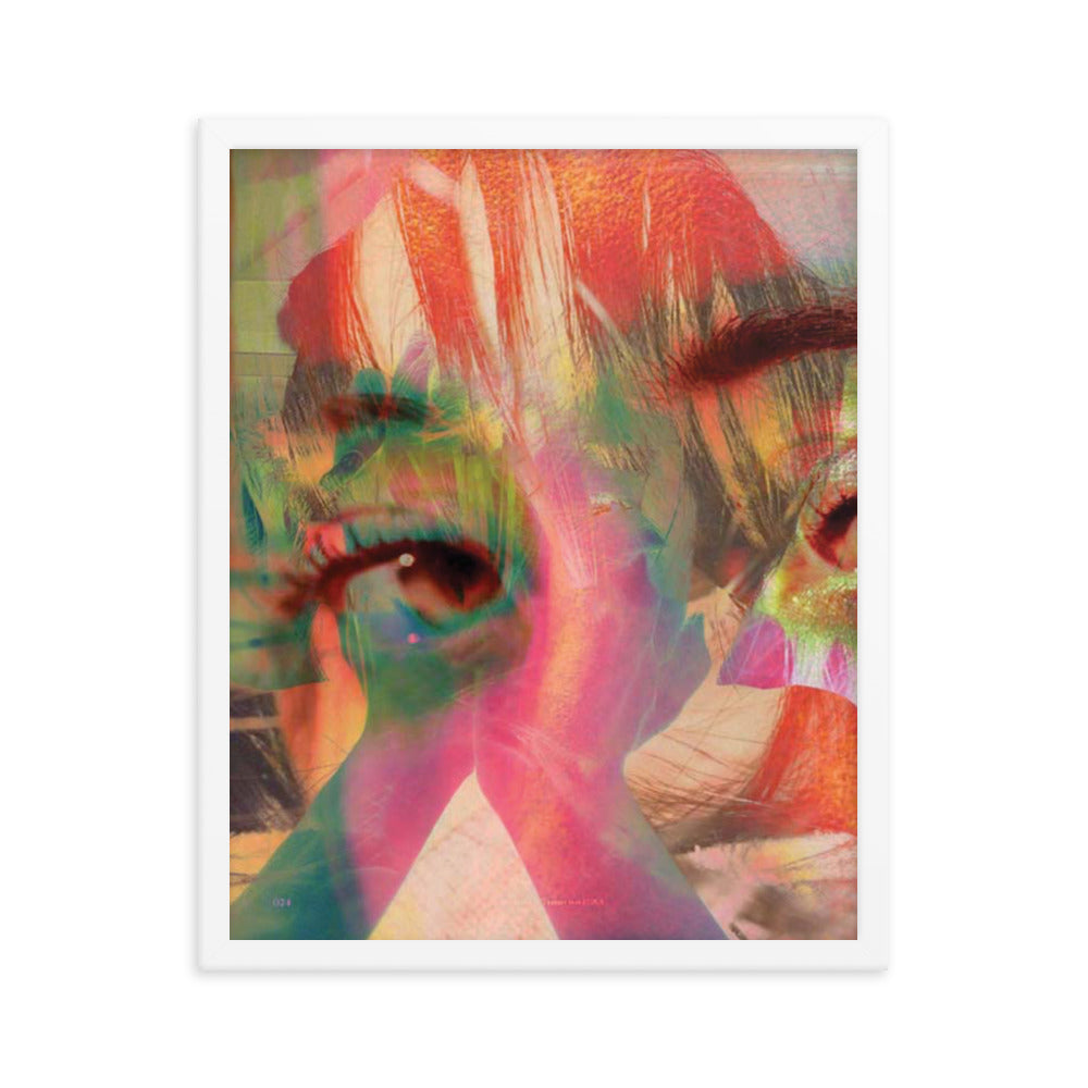 her (framed print: 16x20 in)