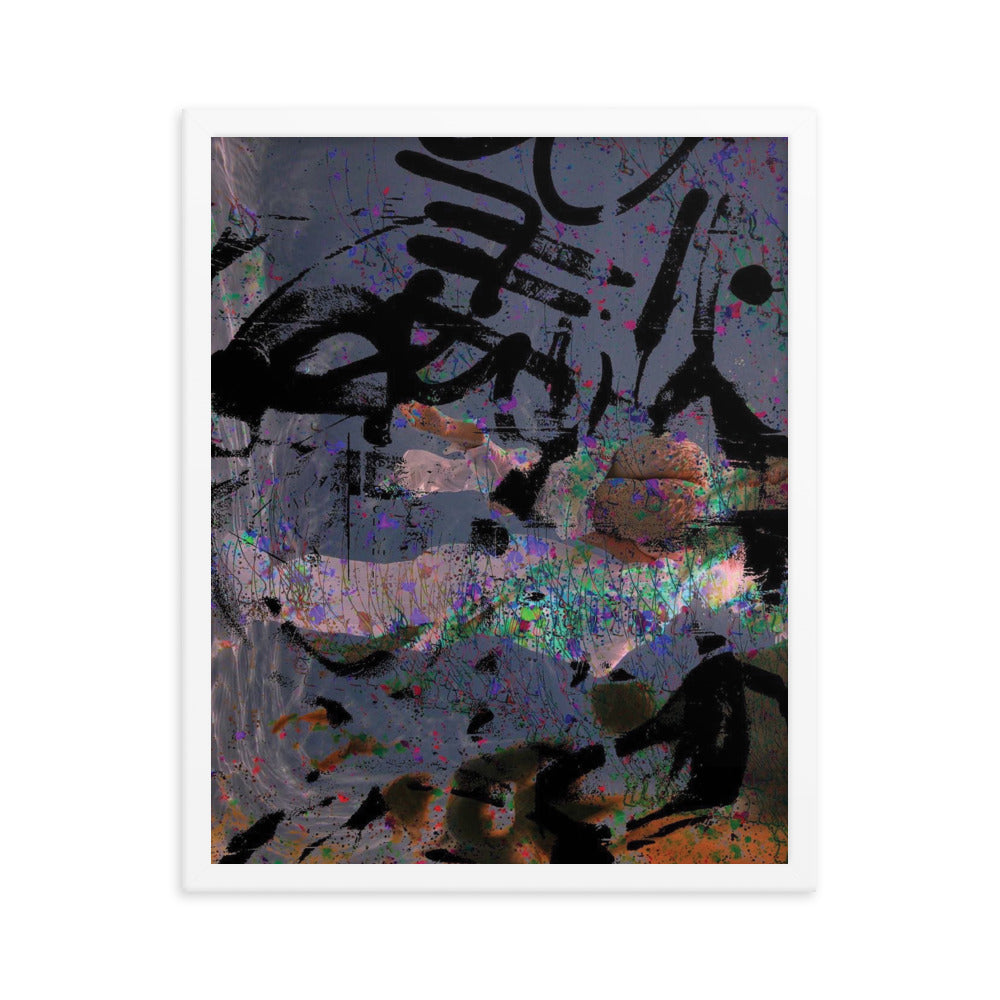 439.drown (framed print: 16x20 in)