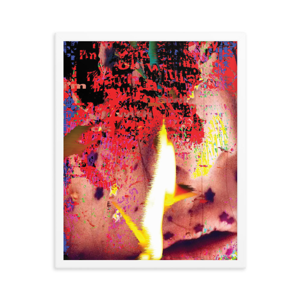 matchface (framed print: 16x20 in)