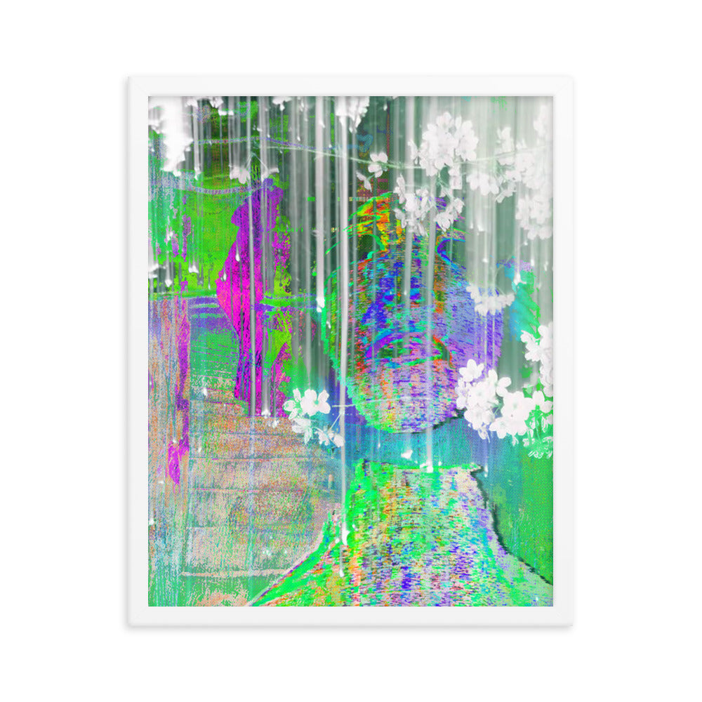 digital earthtones (framed print: 16x20 in)