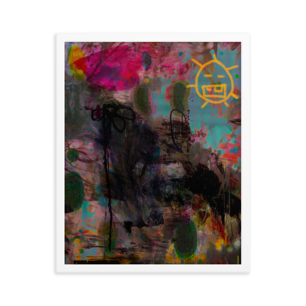 gatekeeper at sunset (framed print: 16x20 in)