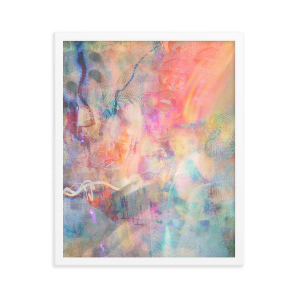 i can't remember (framed print: 16x20 in)