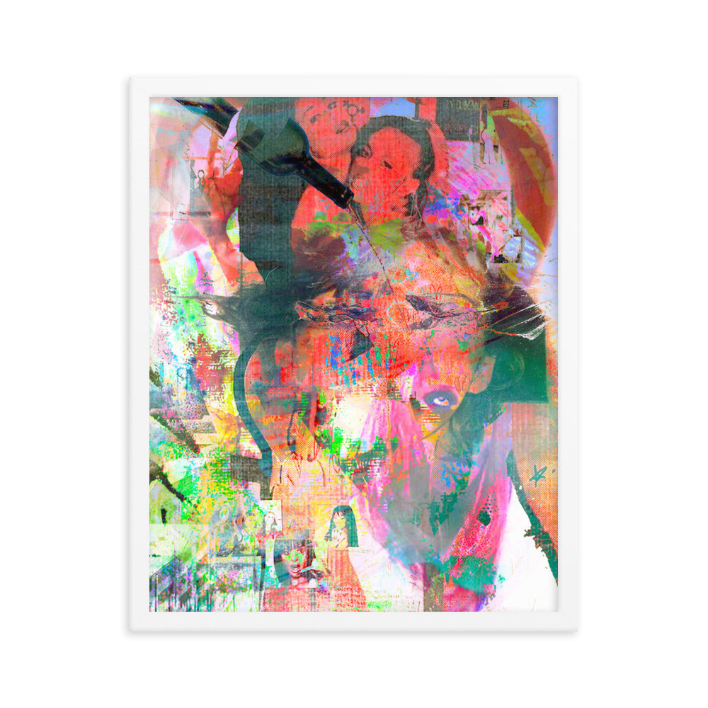 a false fountain of youth (framed print: 16x20 in)