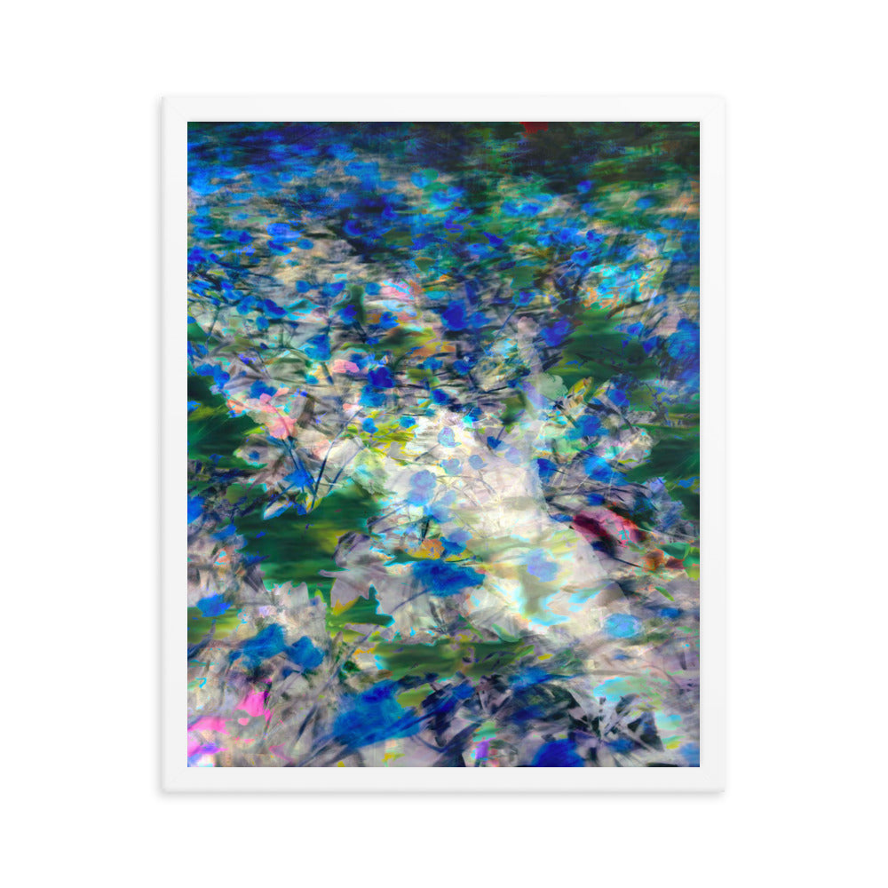 necessary release (framed print: 16x20 in.)
