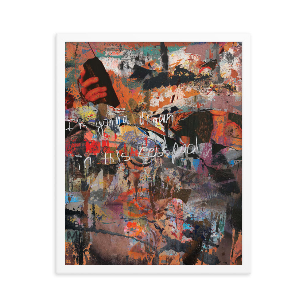 cesspool (framed print: 16x20 in.)