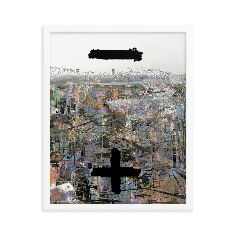 I couldn't find parking (framed print: 16x20 in.)