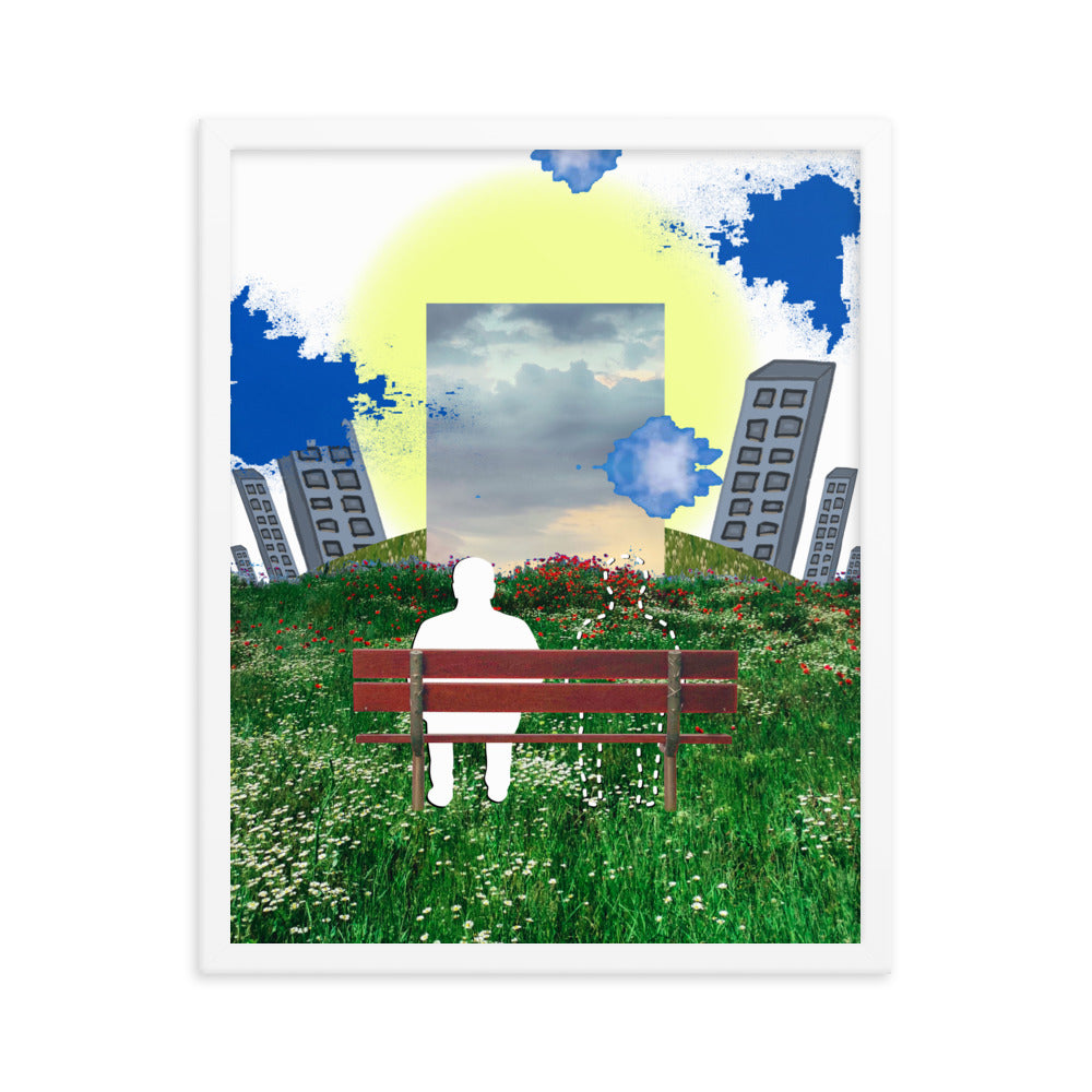 i've been spending time with your ghost (framed print: 16x20)