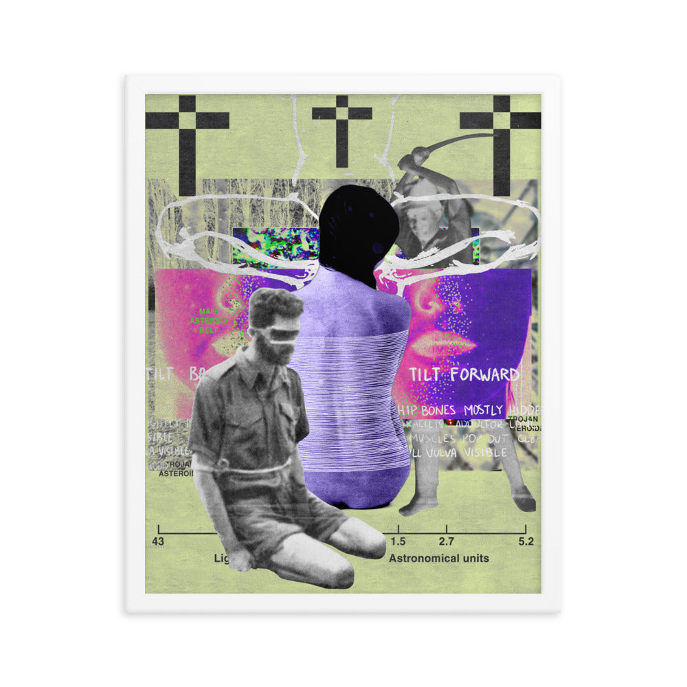 love's executioner (framed print: 16x20 in.)