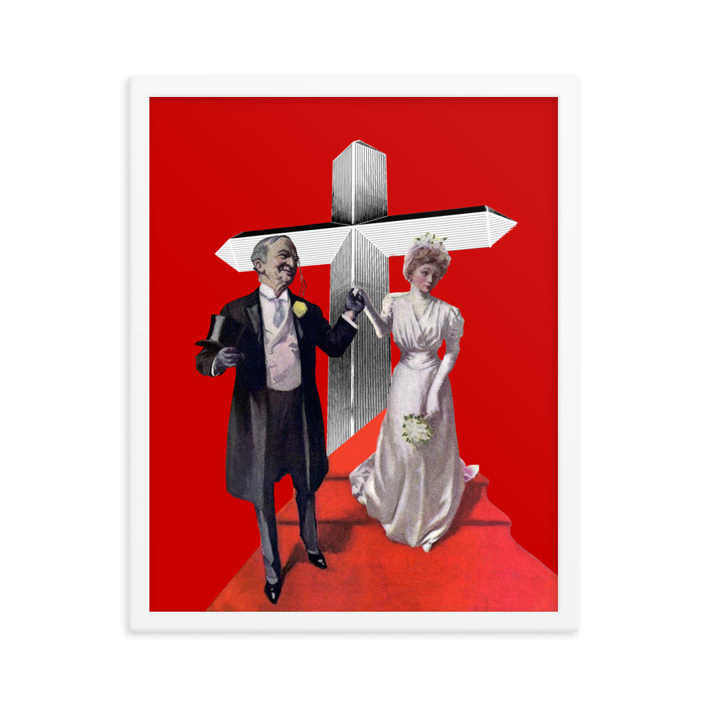 freudian superclass (framed print: 16x20 in.)