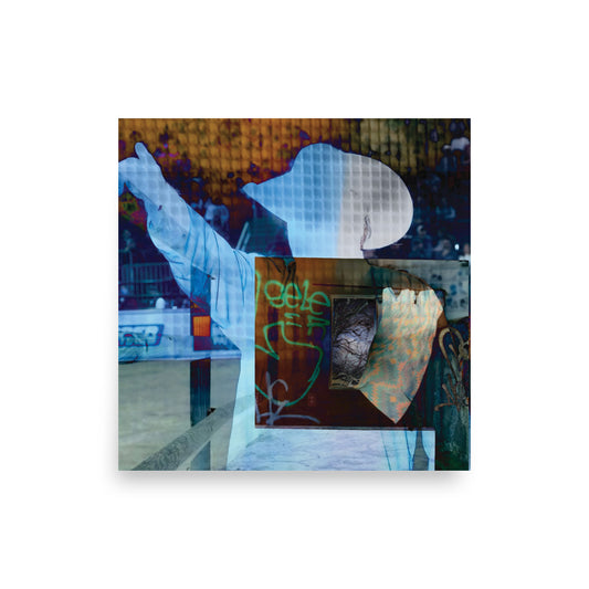 the vacant cowboy (print: 16x16 in)