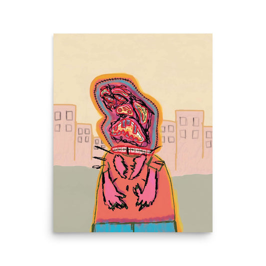 it's time for bed (print: 16x20 in)