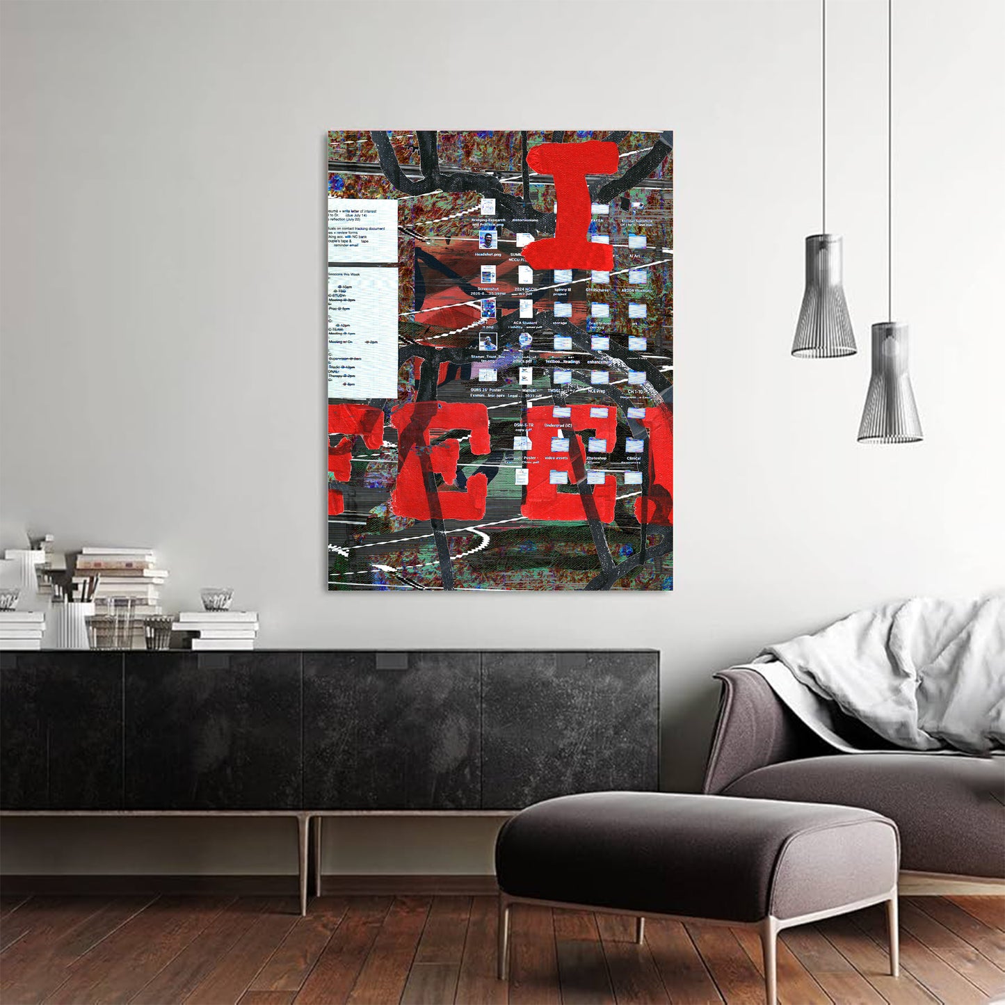 i feel (canvas print: 30x40 in.)